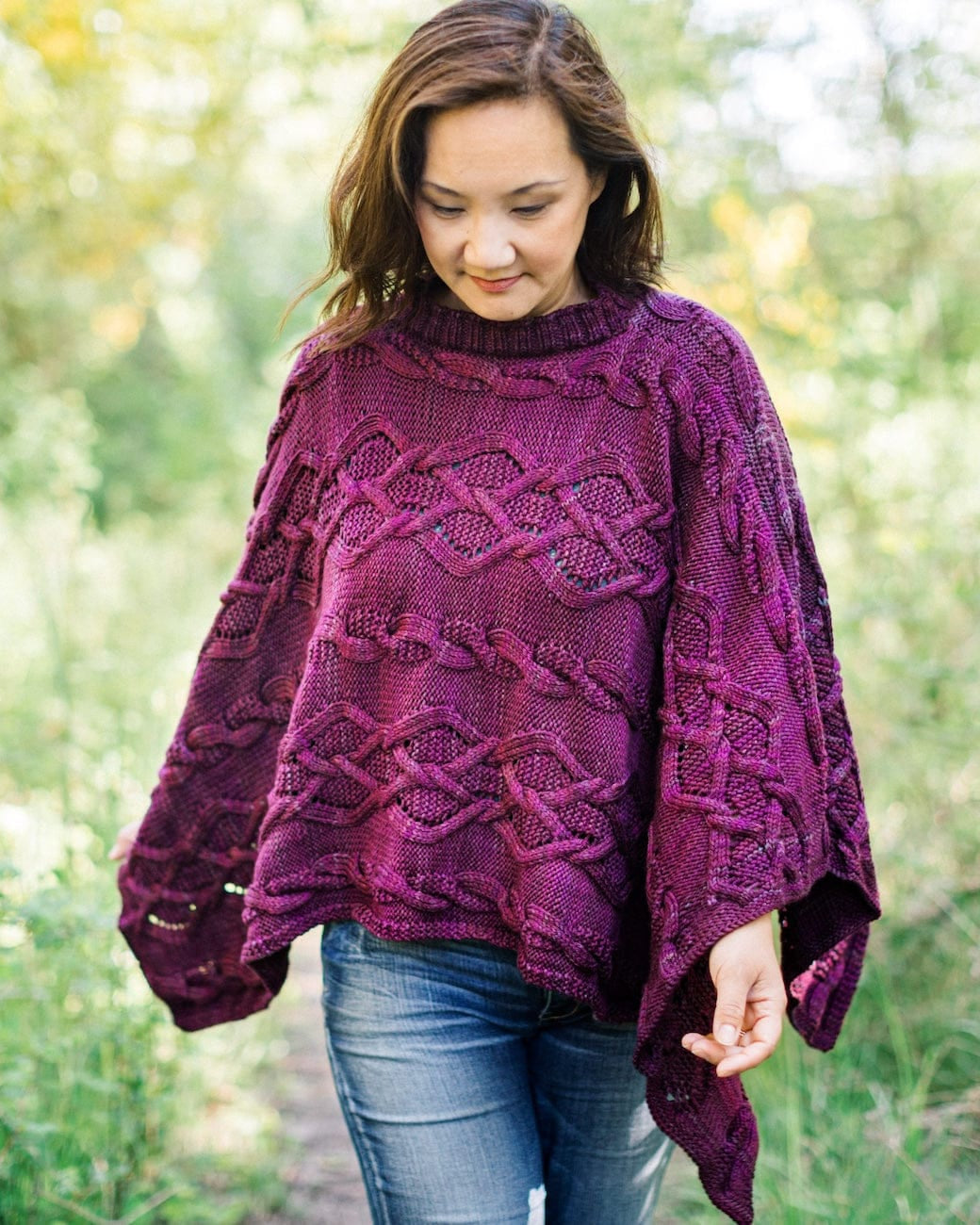 SweetGeorgia Yarns Knitting Patterns Tabetha Poncho