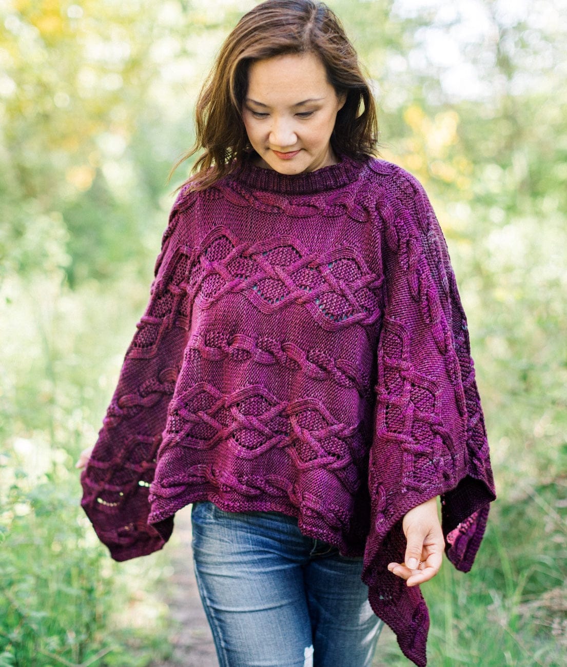 SweetGeorgia Yarns Knitting Patterns Tabetha Poncho