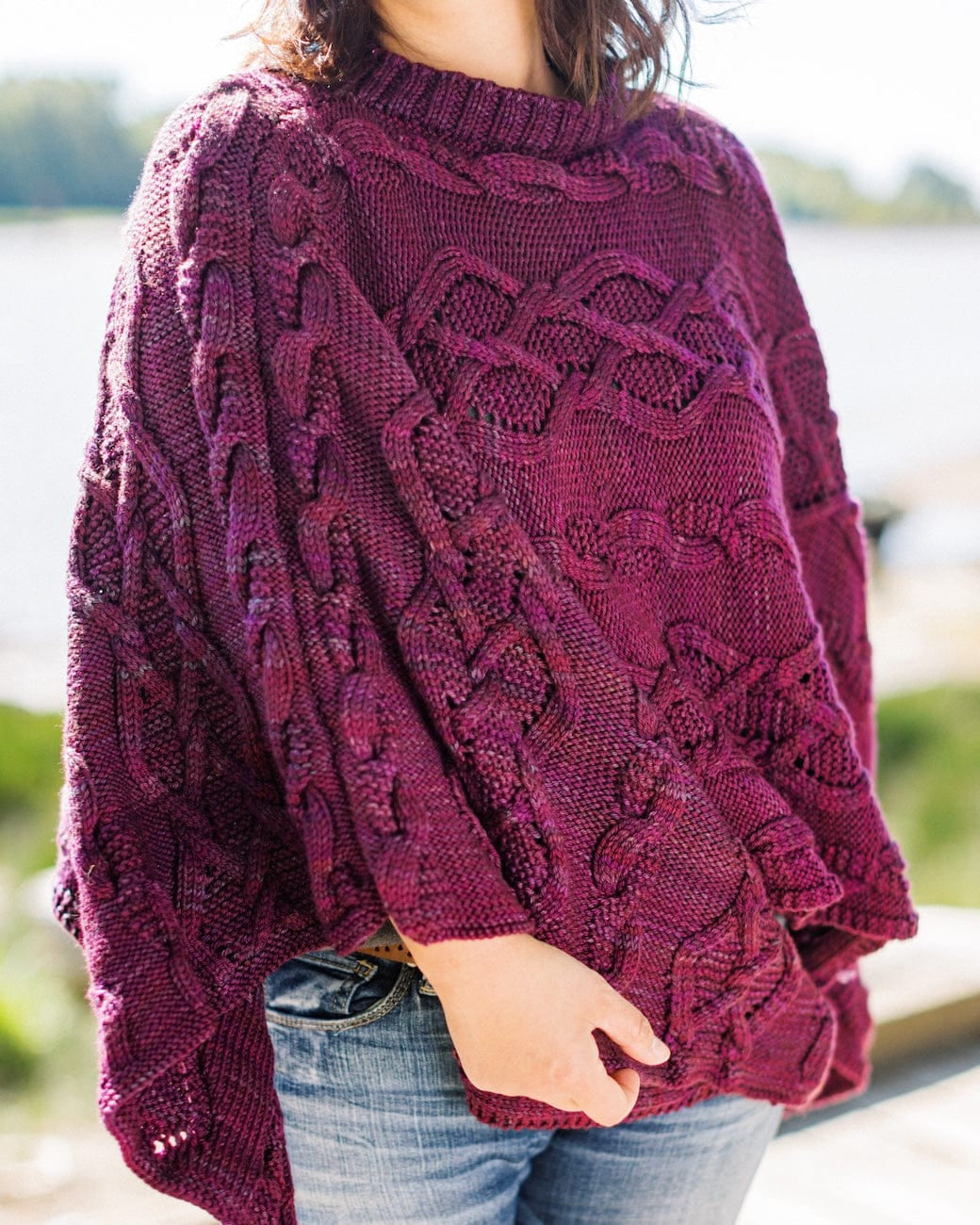 SweetGeorgia Yarns Knitting Patterns Tabetha Poncho