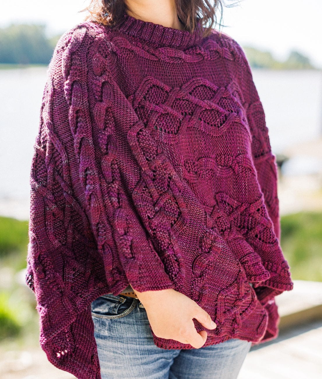 SweetGeorgia Yarns Knitting Patterns Tabetha Poncho