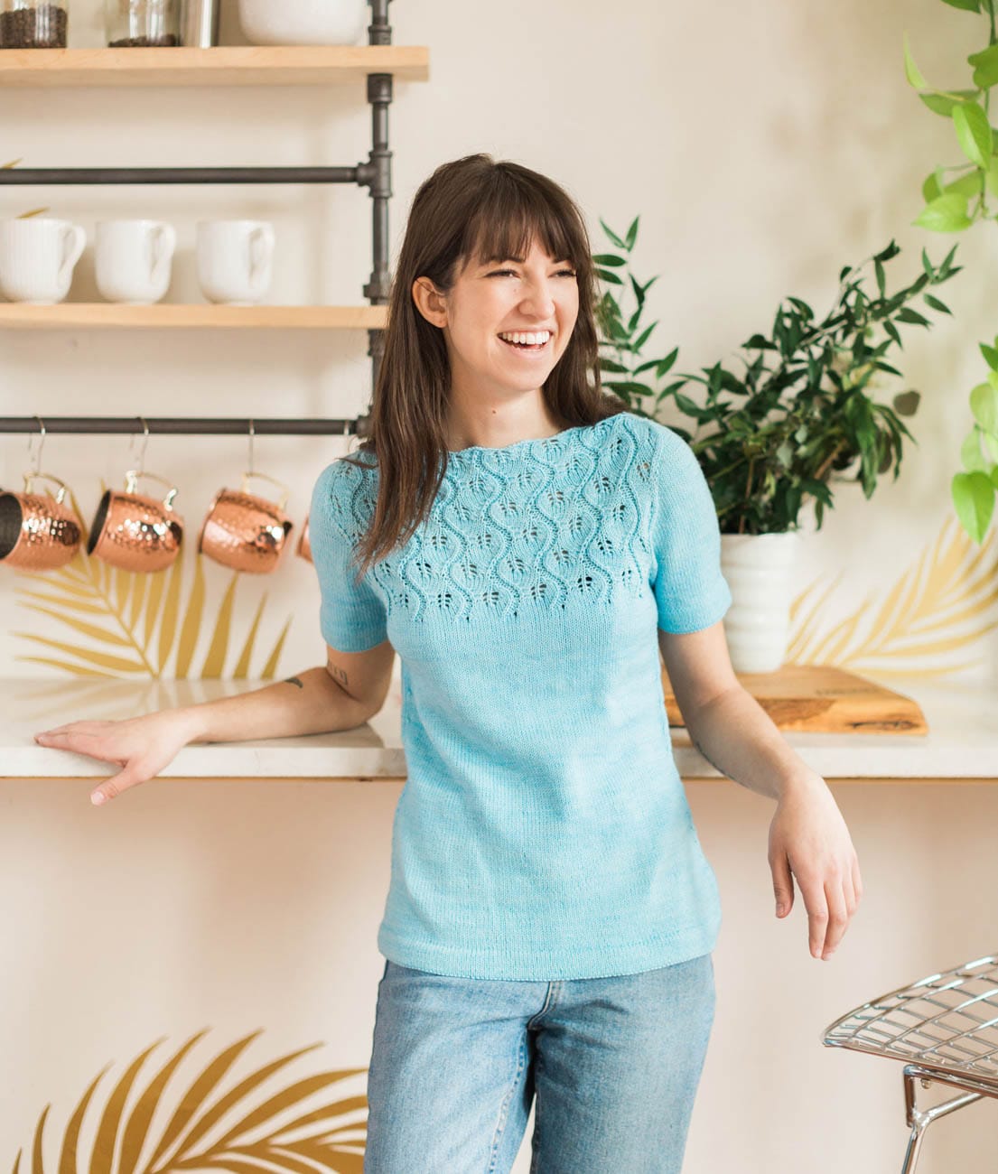 SweetGeorgia Yarns Knitting Patterns Tea Leaves