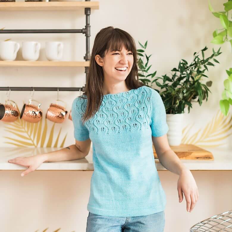 SweetGeorgia Yarns Knitting Patterns Tea Leaves