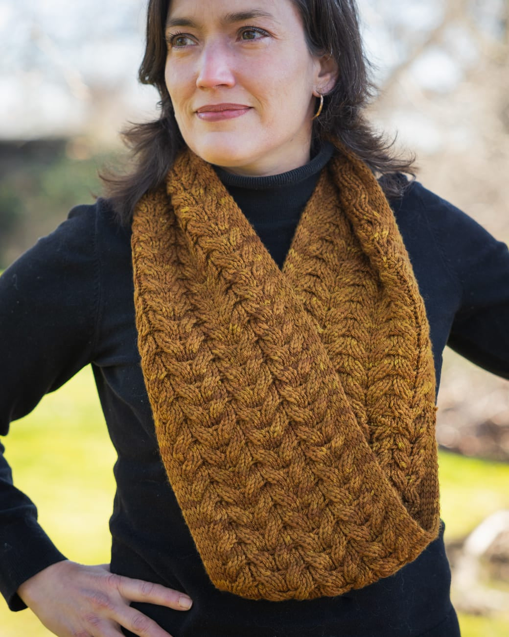 SweetGeorgia Yarns Knitting Patterns Yua Cowl