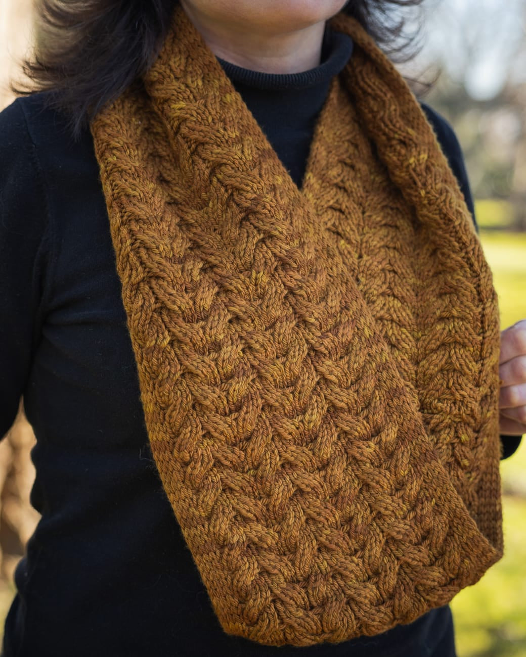 SweetGeorgia Yarns Knitting Patterns Yua Cowl