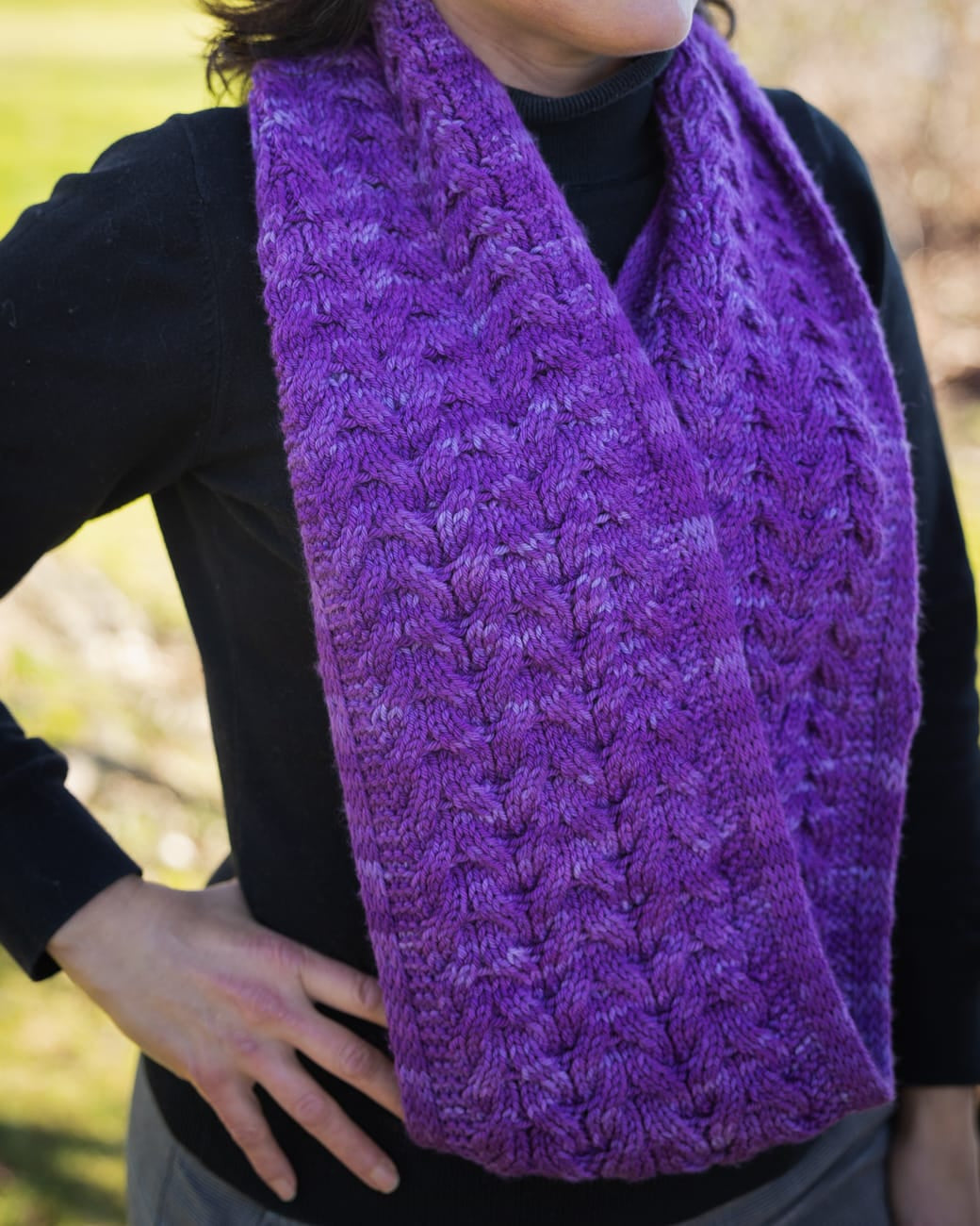 SweetGeorgia Yarns Knitting Patterns Yua Cowl