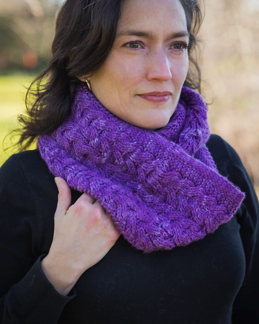 SweetGeorgia Yarns Knitting Patterns Yua Cowl