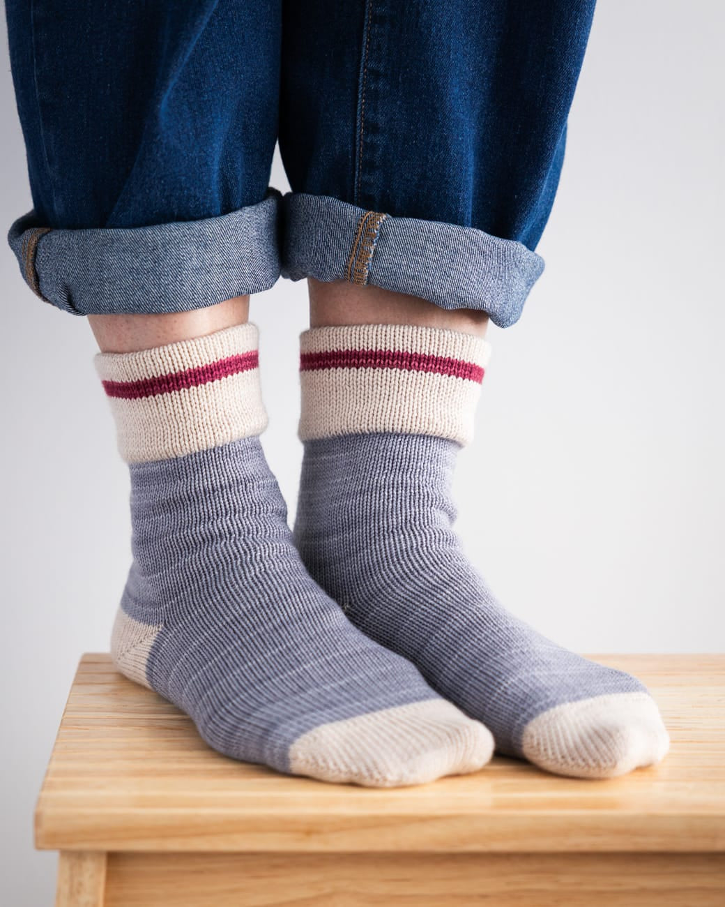 SweetGeorgia Yarns Machine Knitting Patterns Classic Cabin Socks