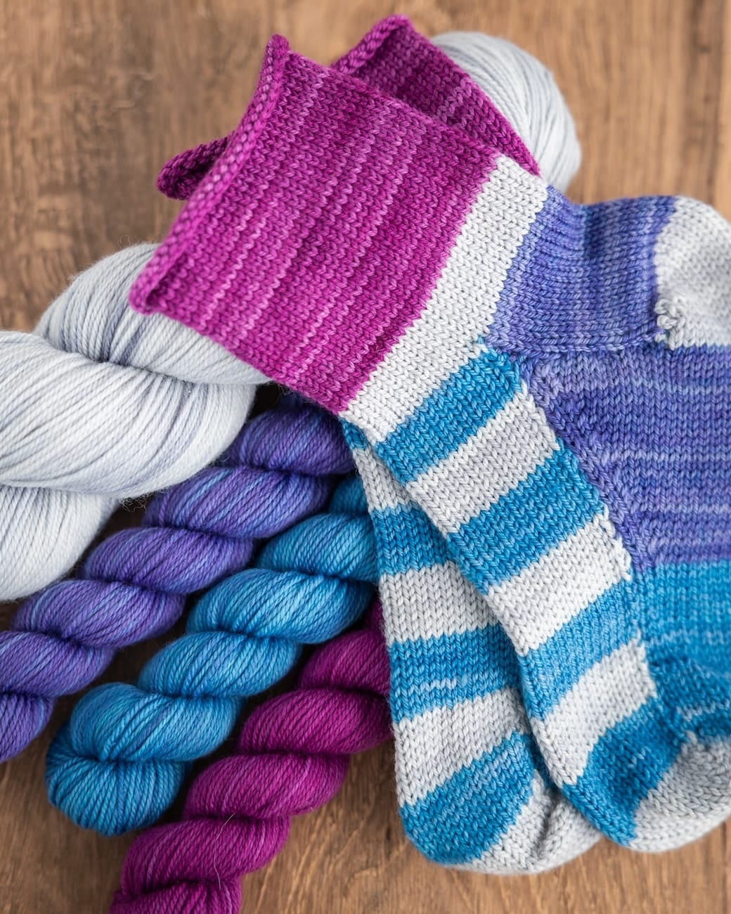 SweetGeorgia Yarns Machine Knitting Patterns MK Basics Socks