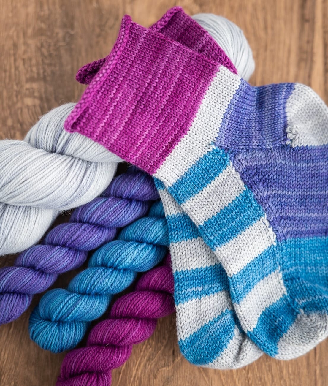 SweetGeorgia Yarns Machine Knitting Patterns MK Basics Socks