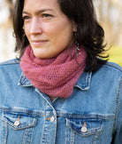 SweetGeorgia Yarns Machine Knitting Patterns Riverbend Bias Cowl