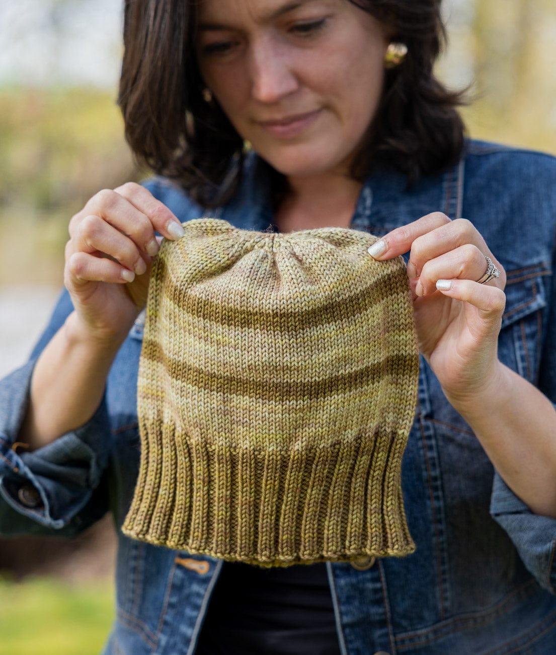 SweetGeorgia Yarns Machine Knitting Patterns Rundle Park Ribbed