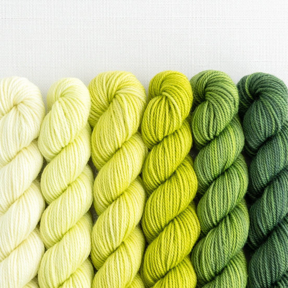 SweetGeorgia Yarns Mini-Skein Yarn Sets Botanica Fade Mini Colour Fade / Tough Love Sock