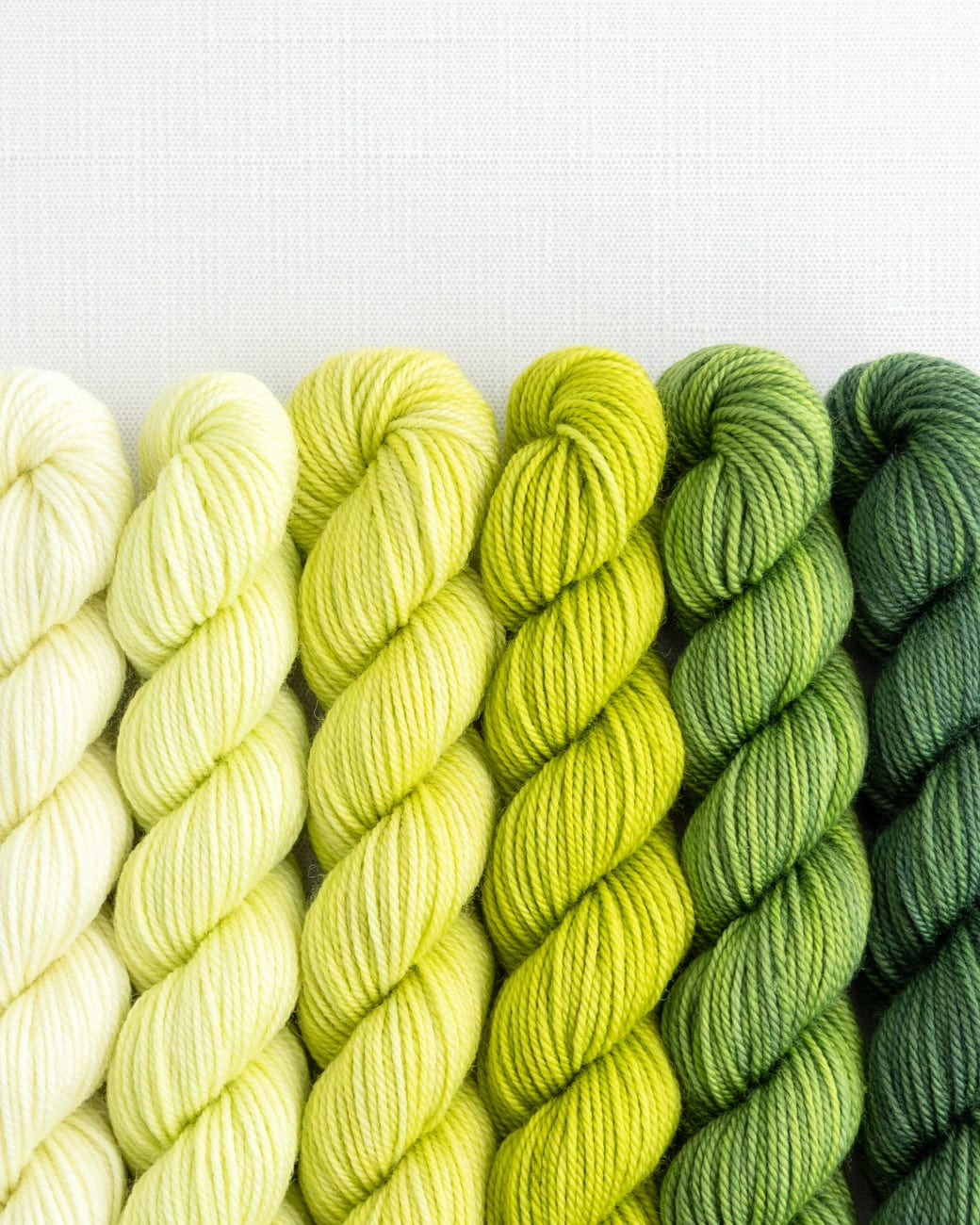 SweetGeorgia Yarns Mini-Skein Yarn Sets Botanica Fade Mini Colour Fade / Tough Love Sock