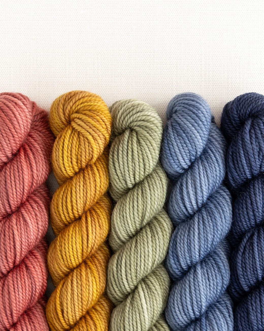 SweetGeorgia Yarns Mini-Skein Yarn Sets Canyon Ridge Party of Five / Superwash DK / Mini-Skein Set