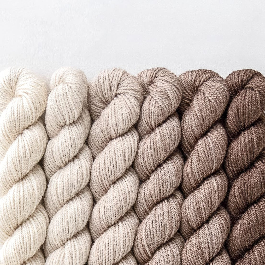 SweetGeorgia Yarns Mini-Skein Yarn Sets Cobblestone Fade Mini Colour Fade / Tough Love Sock