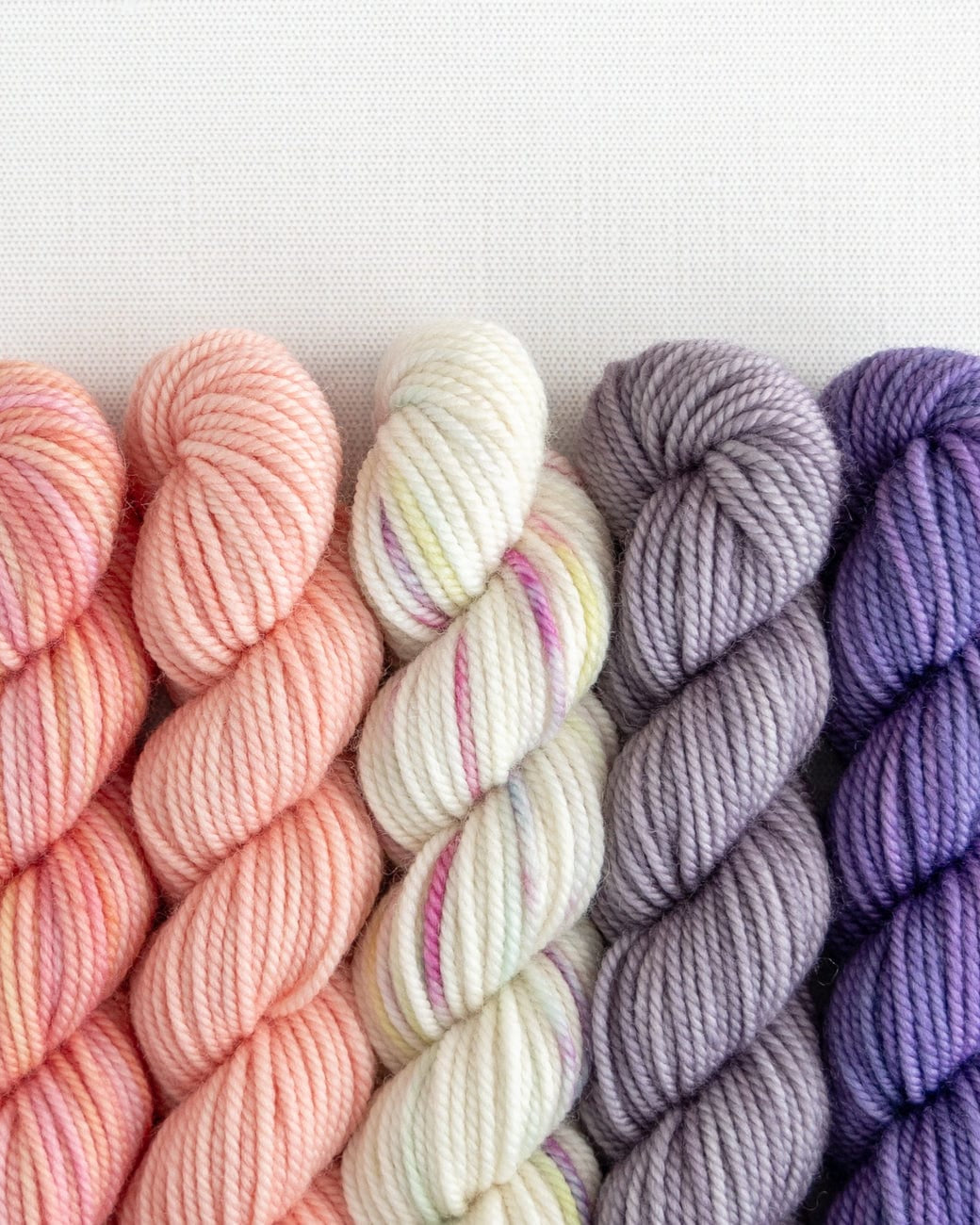 SweetGeorgia Yarns Mini-Skein Yarn Sets Delano Party of Five / Superwash DK / Mini-Skein Set