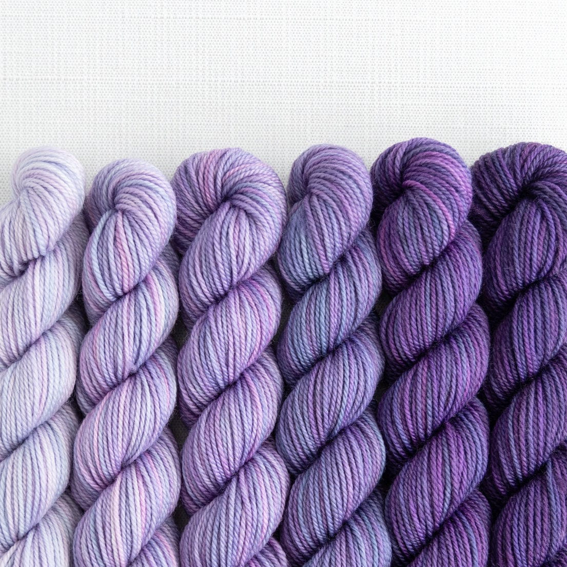 SweetGeorgia Yarns Mini-Skein Yarn Sets Enchanted Fade Mini Colour Fade / Tough Love Sock