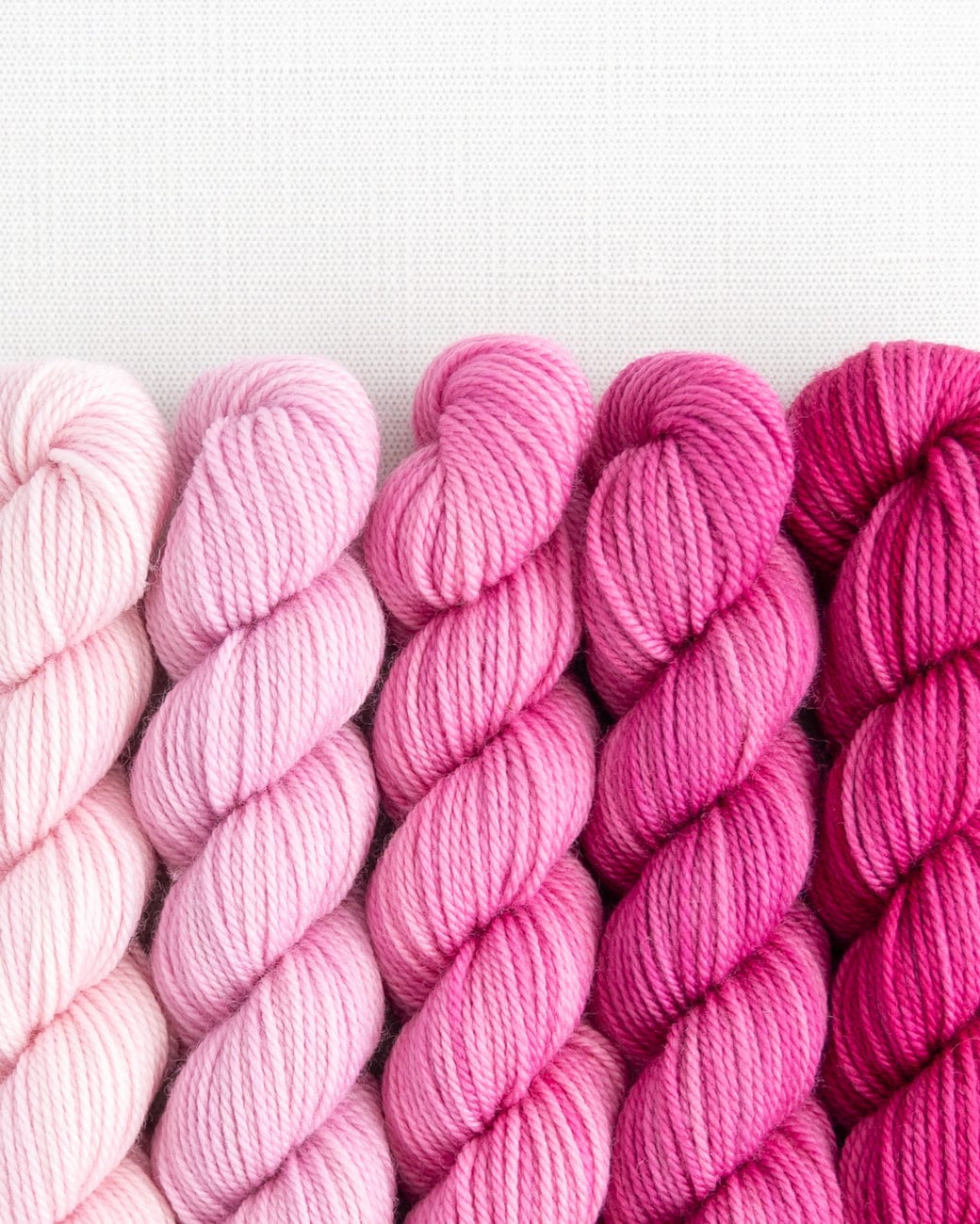 SweetGeorgia Yarns Mini-Skein Yarn Sets Hanami Party of Five / Tough Love / Mini-Skein Set