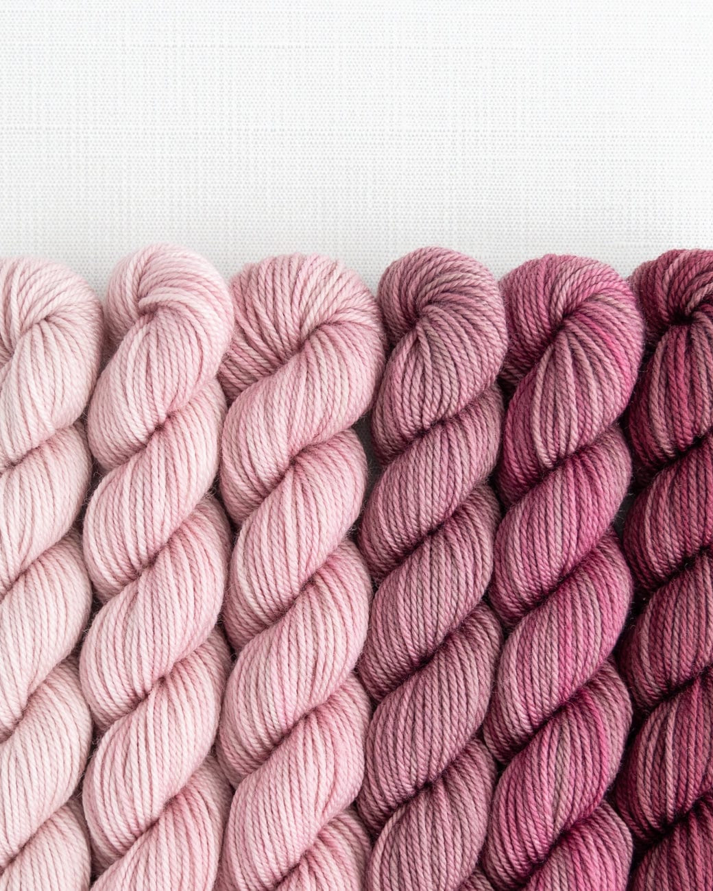 SweetGeorgia Yarns Mini-Skein Yarn Sets Lush Fade Mini Colour Fade / Tough Love Sock