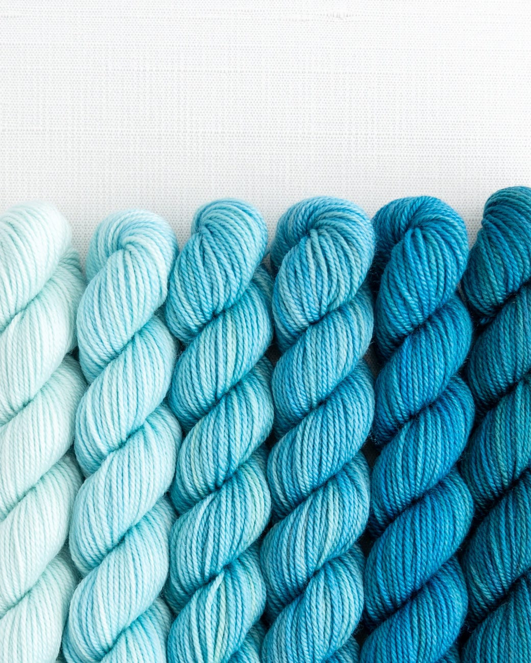 SweetGeorgia Yarns Mini-Skein Yarn Sets Swell Fade Mini Colour Fade / Tough Love Sock