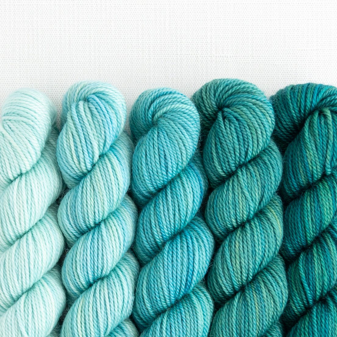 SweetGeorgia Yarns Mini-Skein Yarn Sets Swell Party of Five / Tough Love / Mini-Skein Set