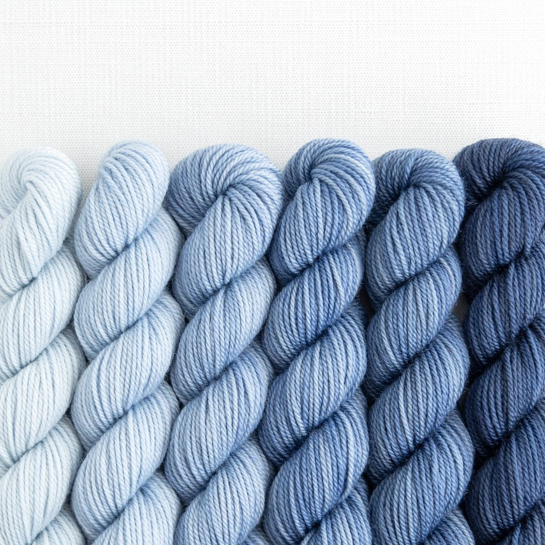 SweetGeorgia Yarns Mini-Skein Yarn Sets Voyage Fade Mini Colour Fade / Tough Love Sock