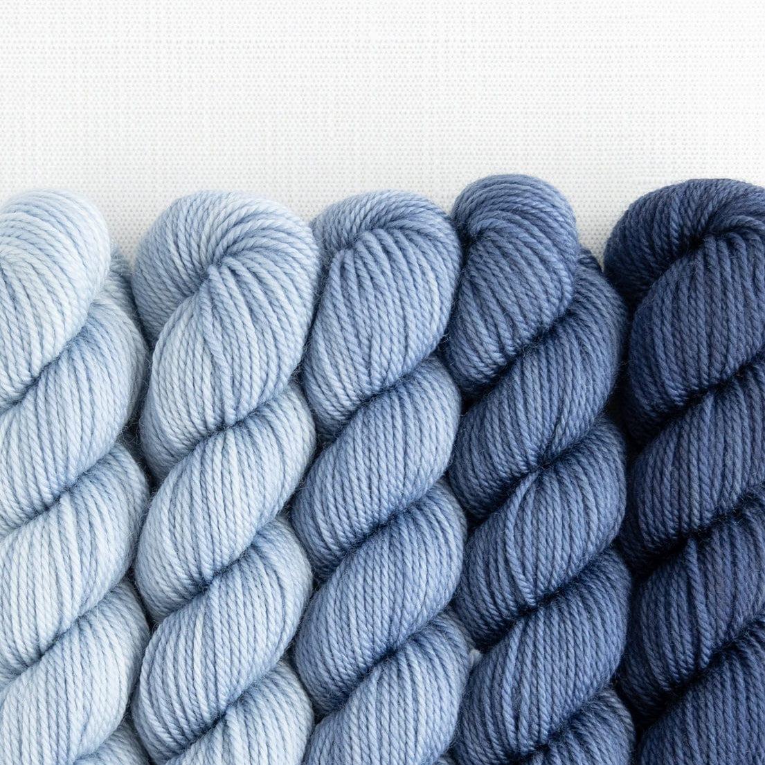 SweetGeorgia Yarns Mini-Skein Yarn Sets Voyage Party of Five / Tough Love / Mini-Skein Set