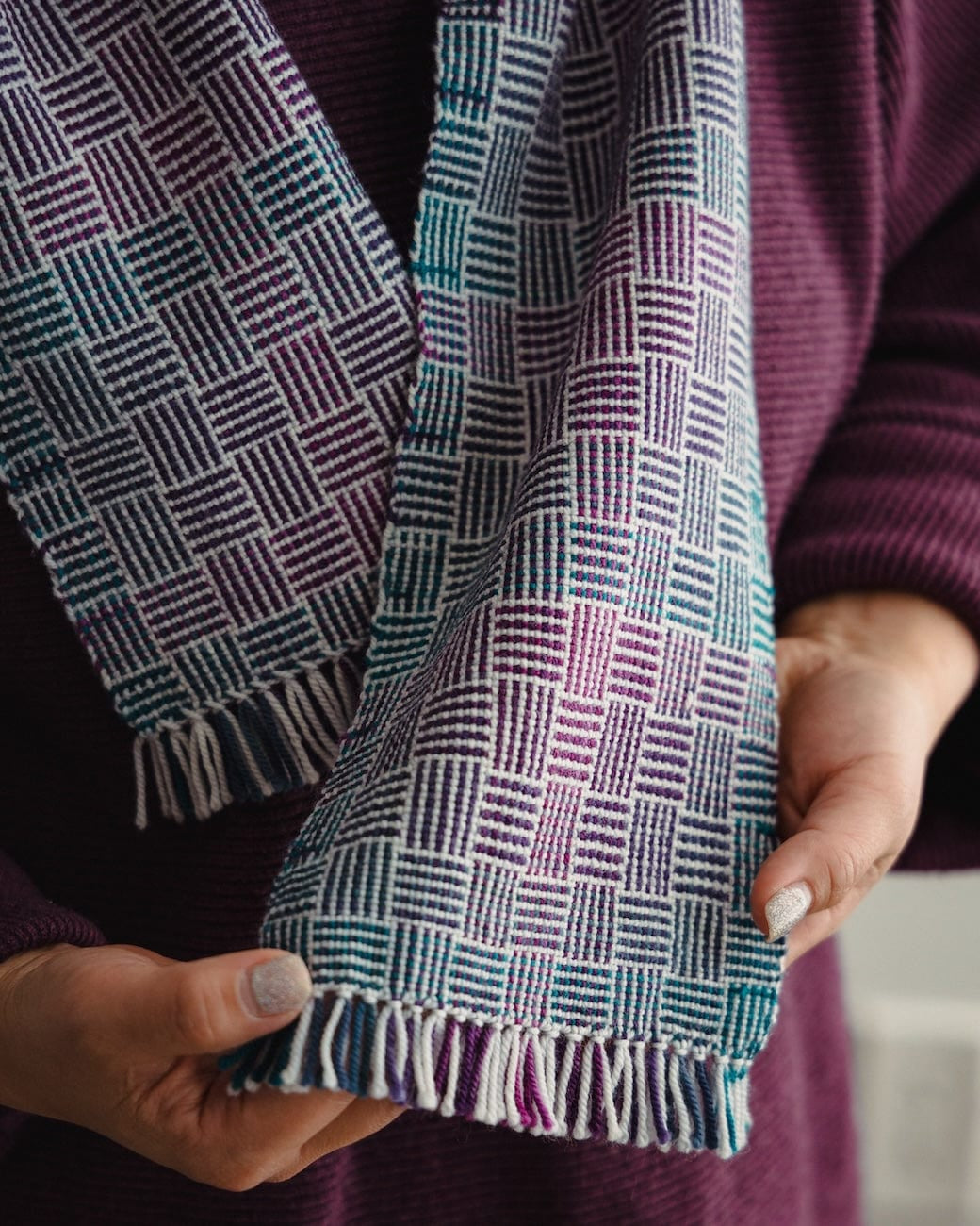 SweetGeorgia Yarns Patterns Kaleidoscope Scarf