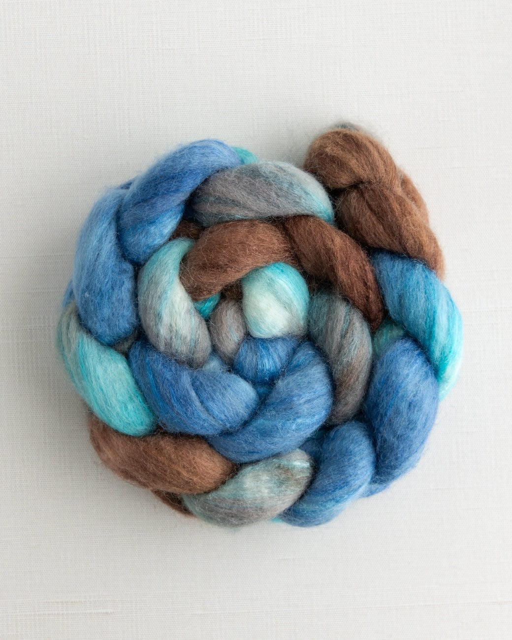 SweetGeorgia Yarns Spinning Fibre BFL+Silk / River Walk Colour Collab: Winter Inspirations