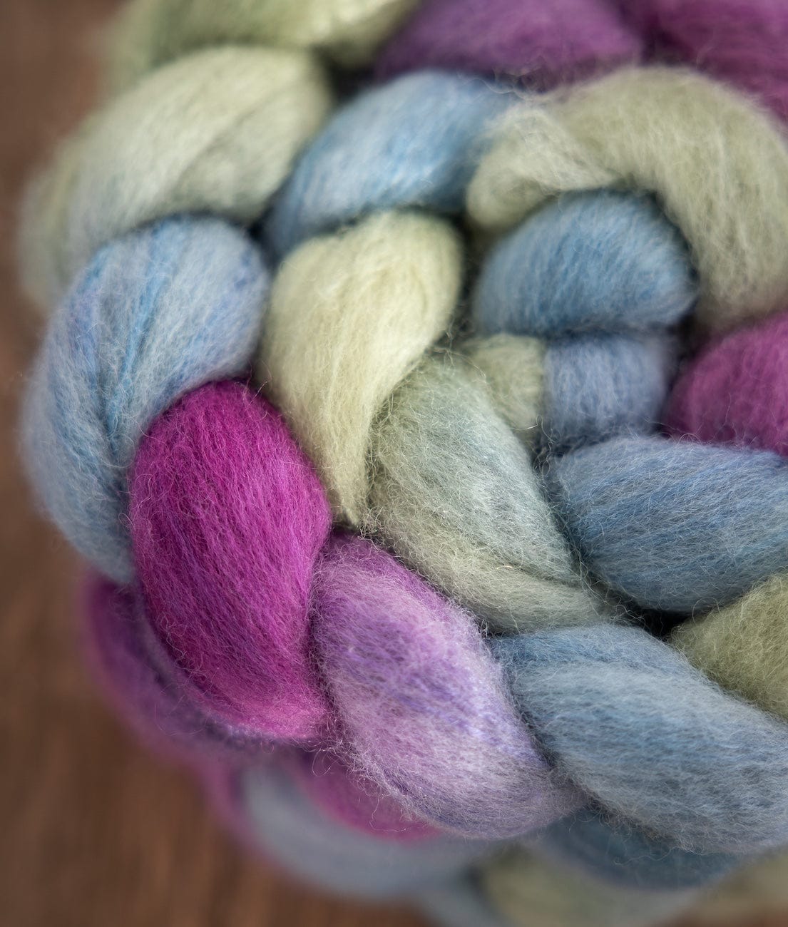 SweetGeorgia Yarns Spinning Fibre BFL+Silk Wild Thistle