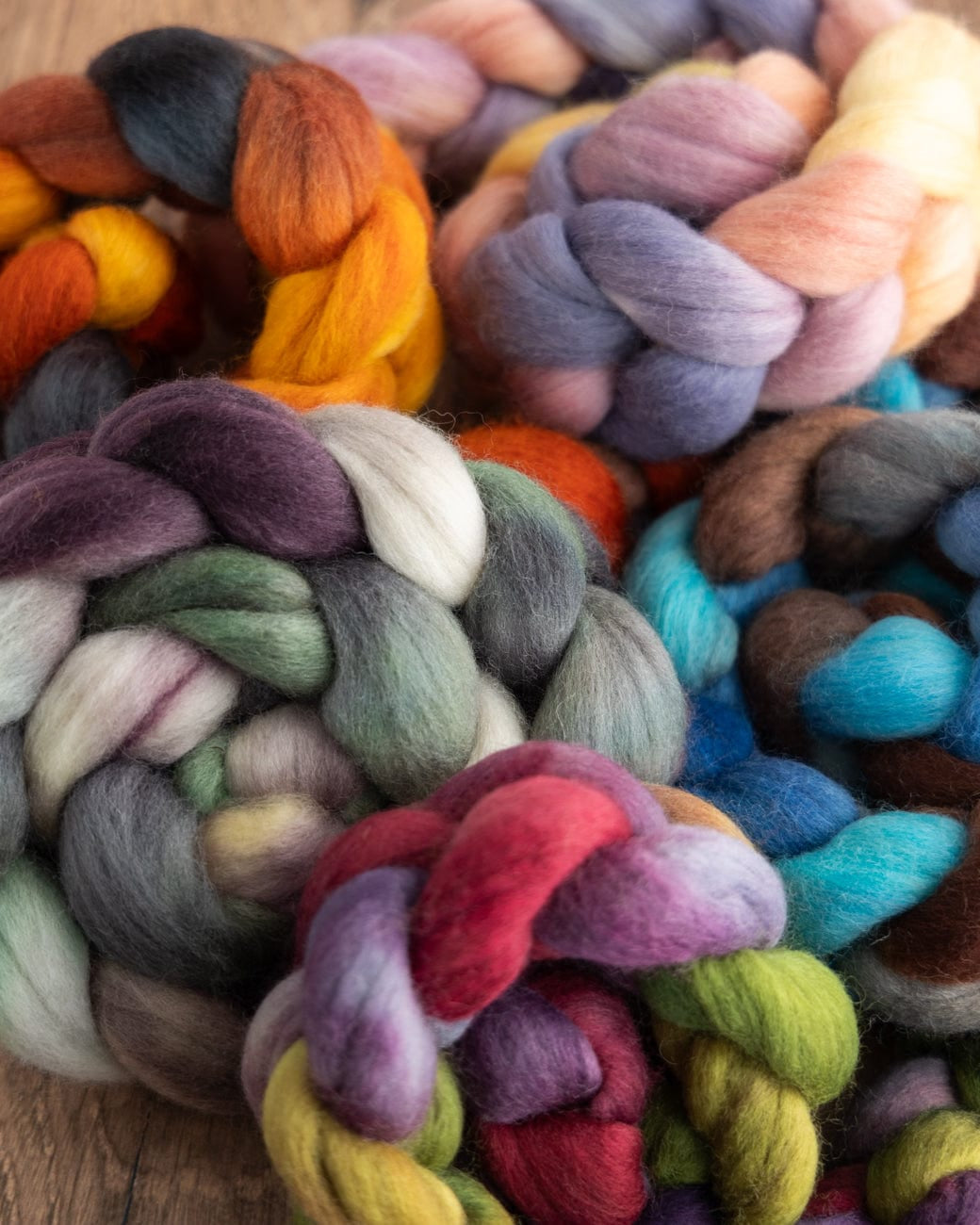 SweetGeorgia Yarns Spinning Fibre Colour Collab: Winter Inspirations