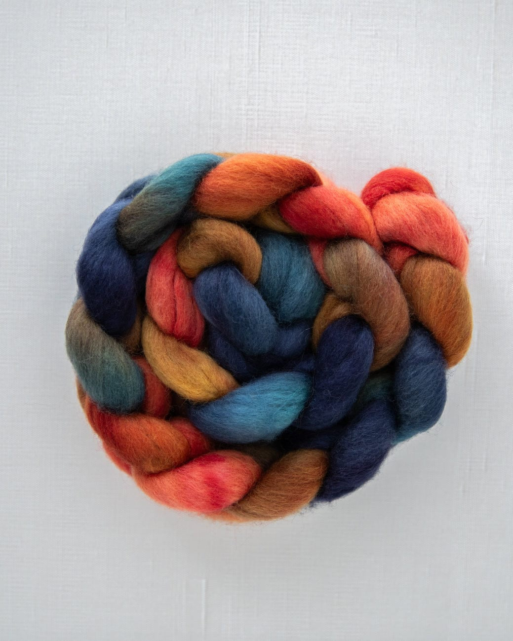 SweetGeorgia Yarns Spinning Fibre Corriedale / Banff Bonfire True North Collection