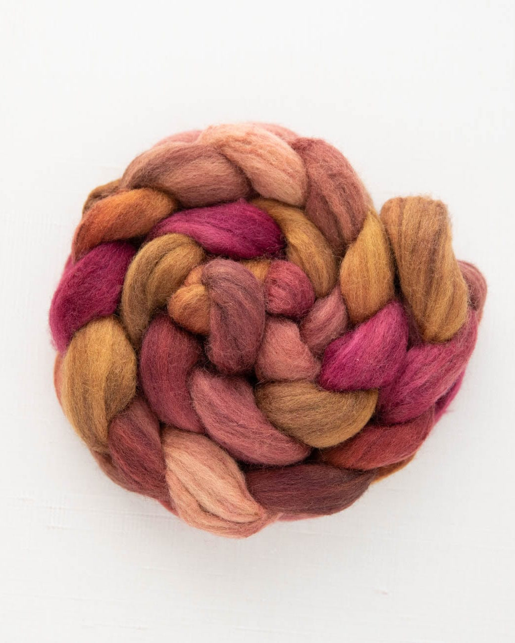 SweetGeorgia Yarns Spinning Fibre Salted Caramel Polwarth+Silk Spinning Fibre
