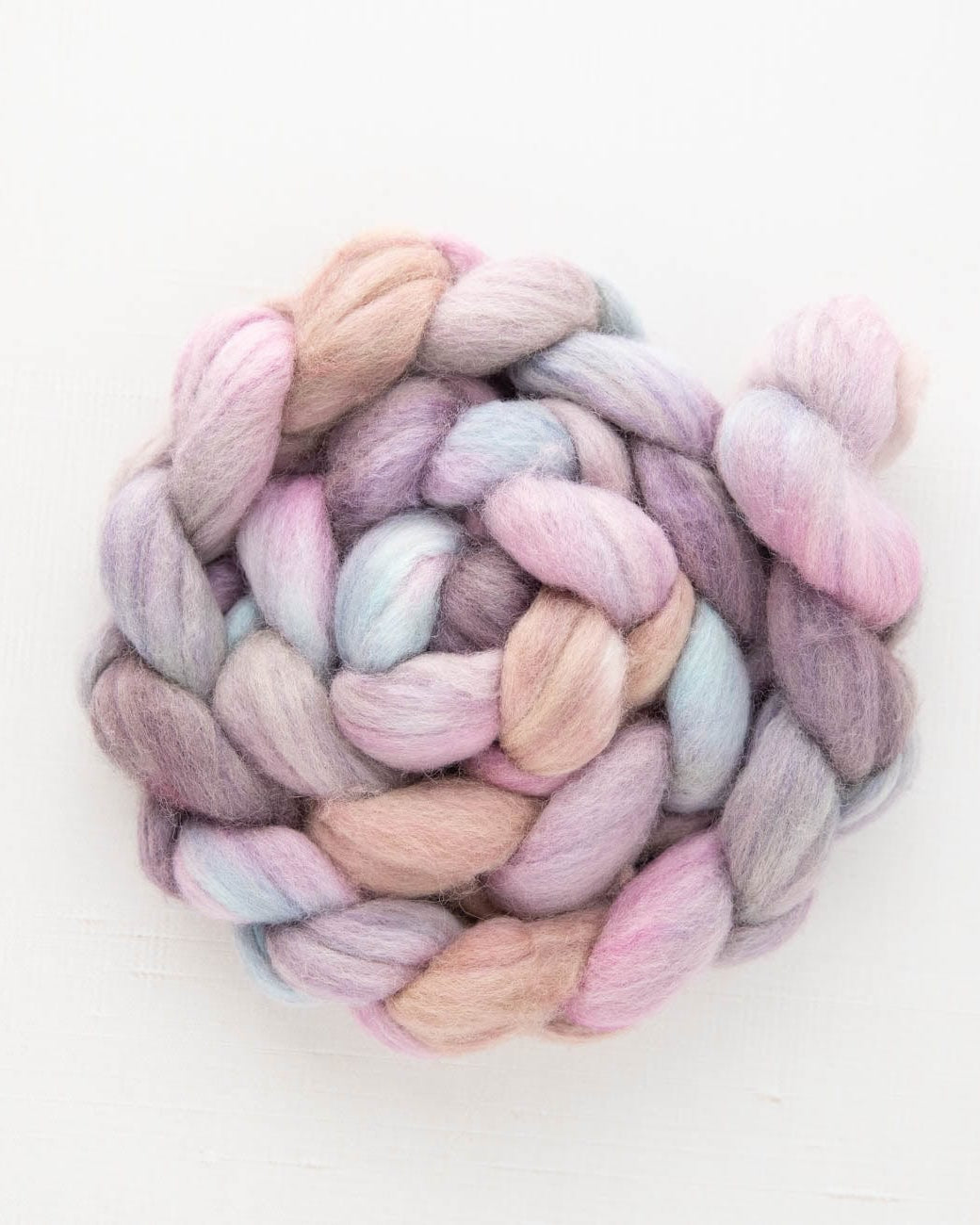SweetGeorgia Yarns Spinning Fibre Snow Angel Polwarth+Silk Spinning Fibre