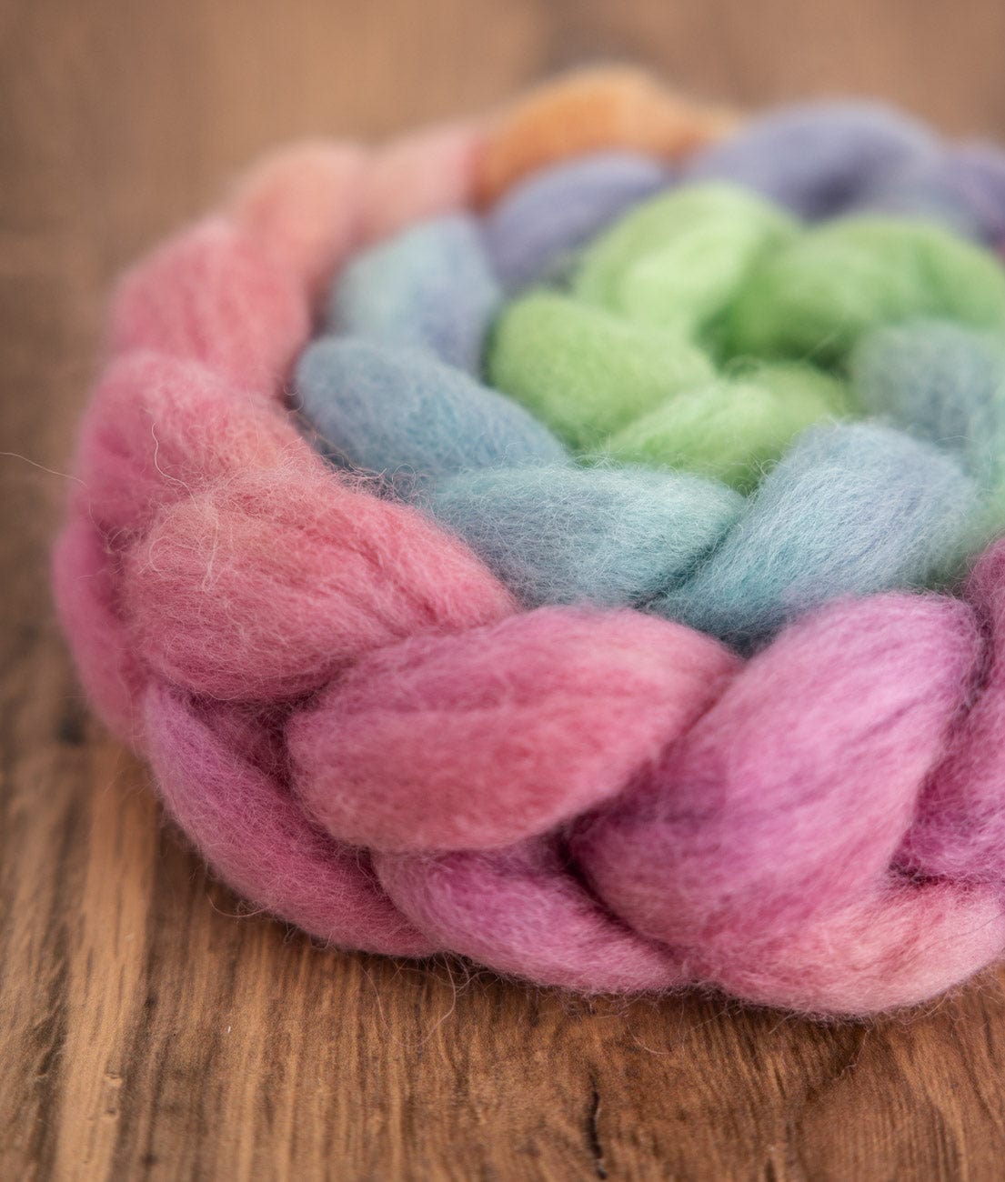 SweetGeorgia Yarns Spinning Fibre White Finnish / Butterfly Garden