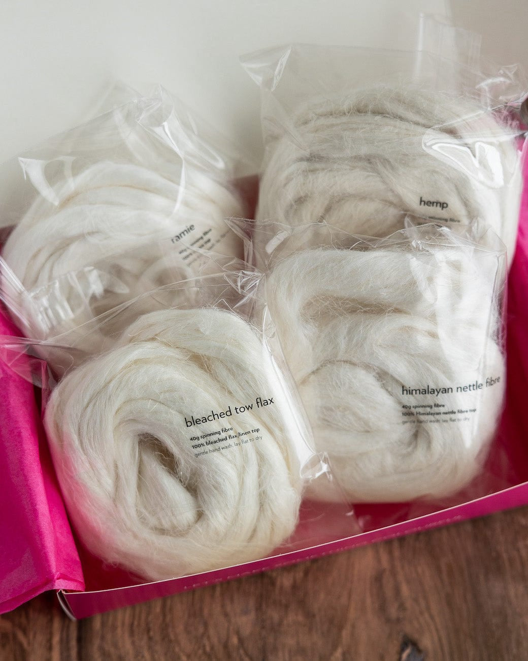 SweetGeorgia Yarns Spinning Kits Bast Fibres Sample Kit