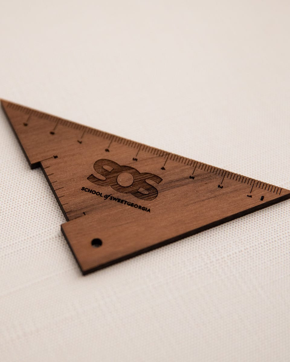 SweetGeorgia Yarns SweetGeorgia Merch SweetGeorgia Right Angle Tool - Walnut