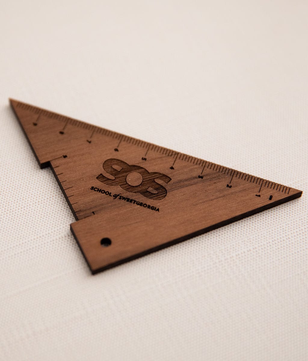 SweetGeorgia Yarns SweetGeorgia Merch SweetGeorgia Right Angle Tool - Walnut