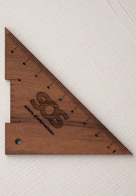 SweetGeorgia Yarns SweetGeorgia Merch SweetGeorgia Right Angle Tool - Walnut
