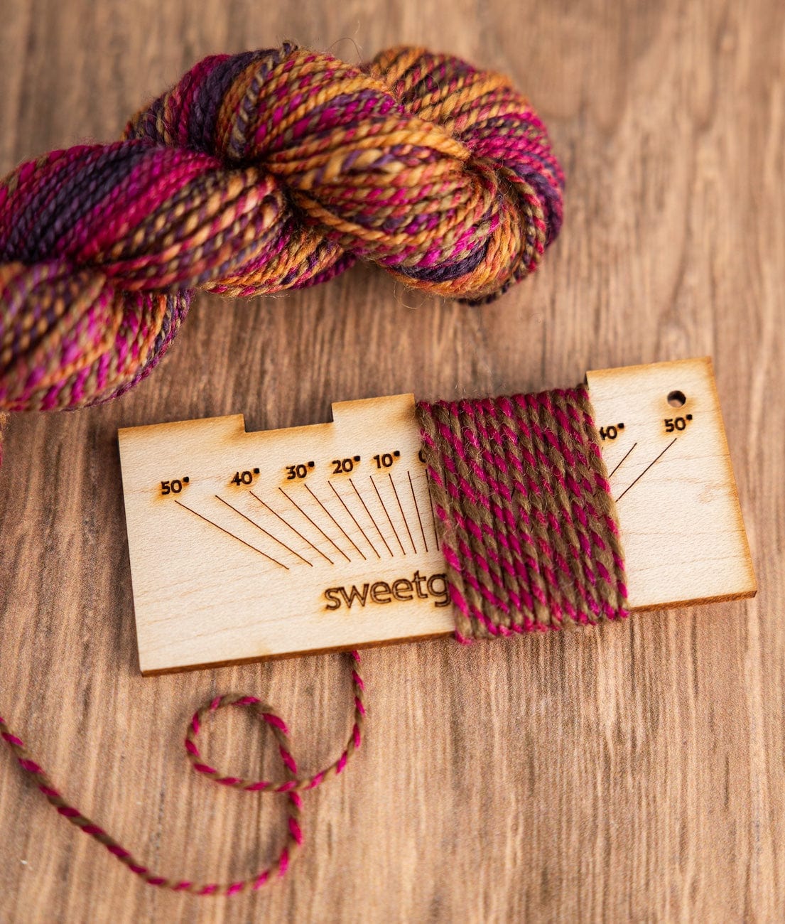 SweetGeorgia Yarns SweetGeorgia Merch SweetGeorgia Spinning Gauge - Maple