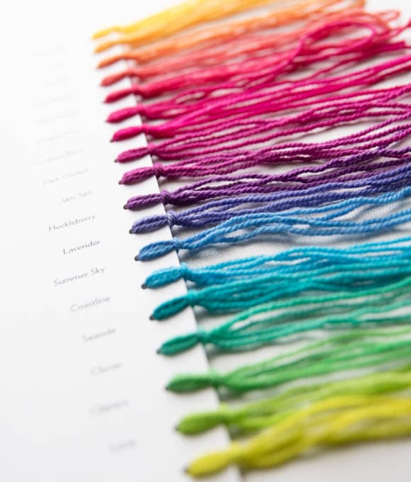 SweetGeorgia Yarns Tools & Accessories Colour Cards