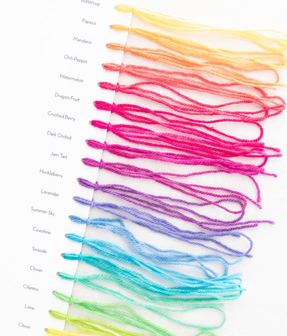 SweetGeorgia Yarns Tools & Accessories Colour Cards