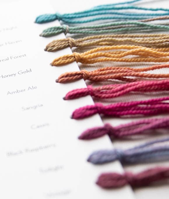 SweetGeorgia Yarns Tools & Accessories Colour Cards