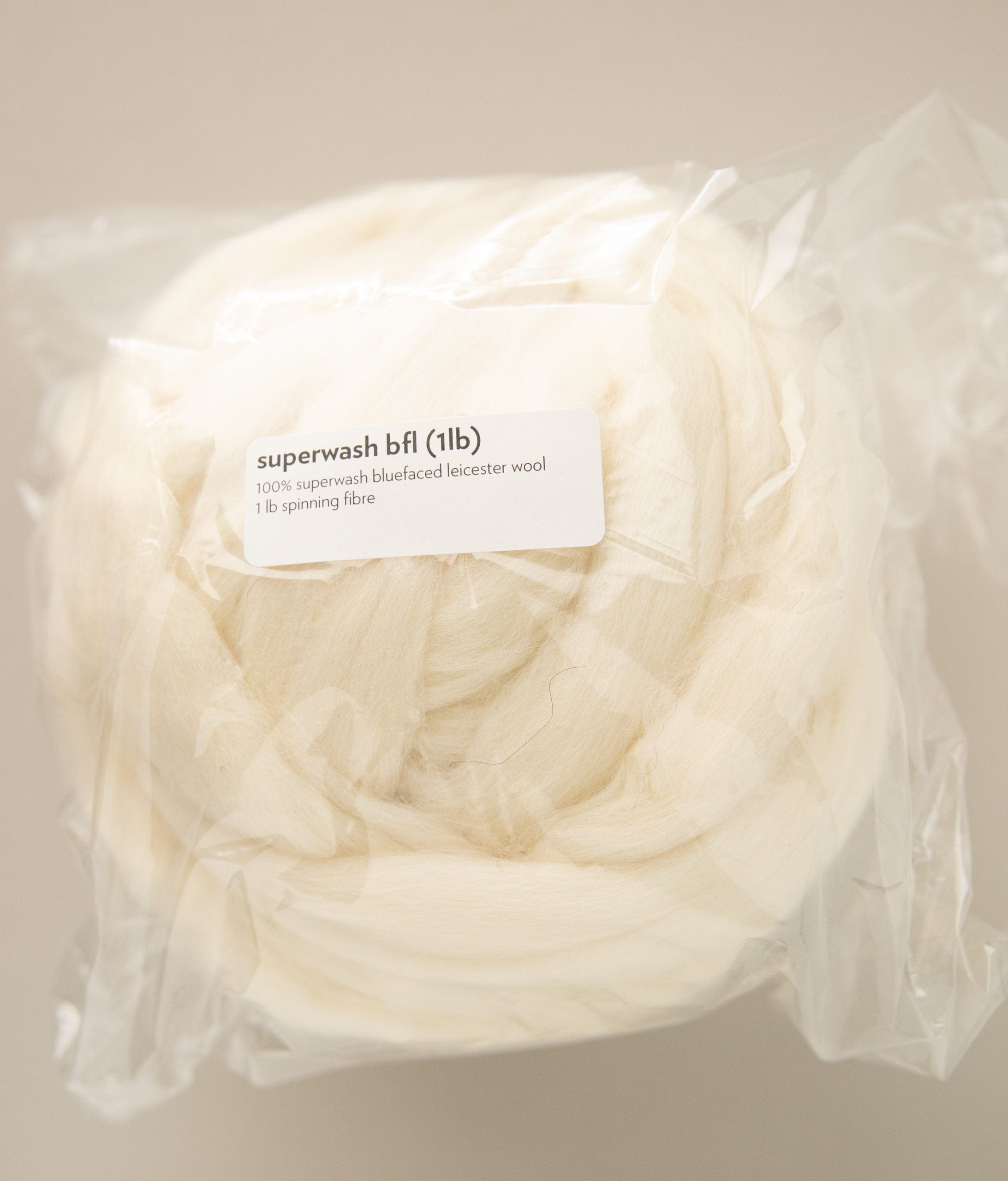 SweetGeorgia Yarns Undyed Spinning Fibre Undyed Superwash BFL Fibre (1 lb)