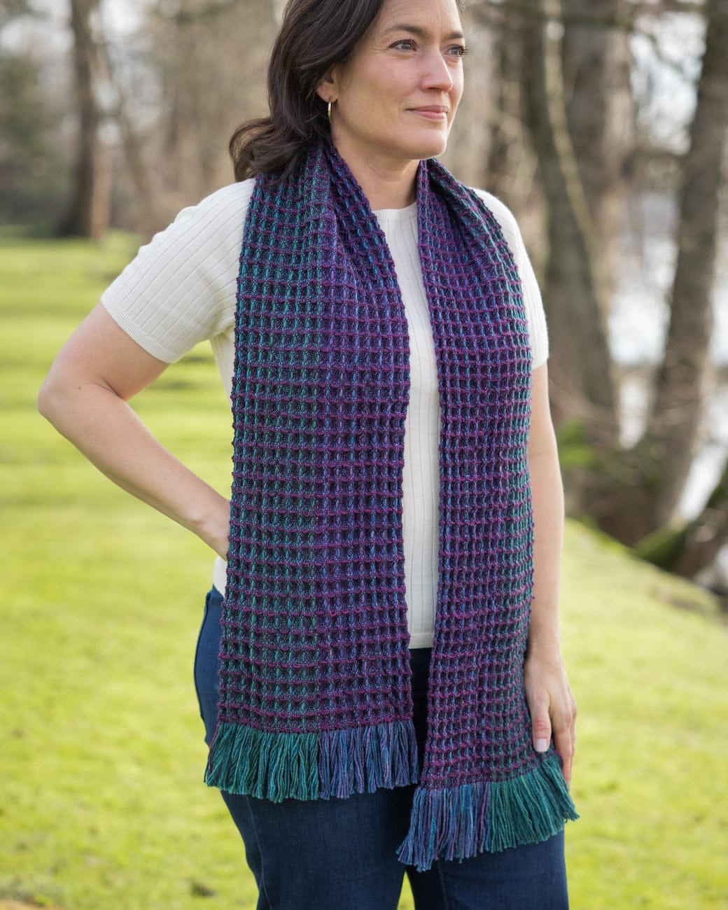 SweetGeorgia Yarns Weaving Patterns Baker Street Scarf