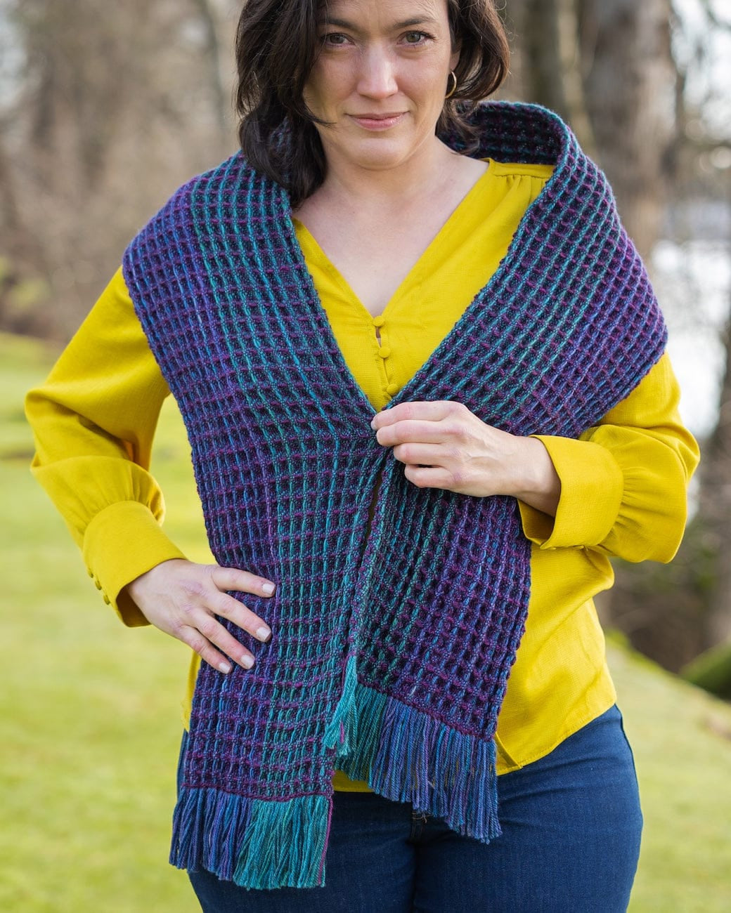 SweetGeorgia Yarns Weaving Patterns Baker Street Scarf