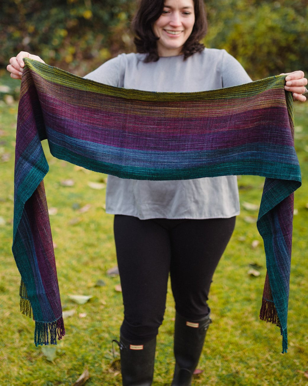 SweetGeorgia Yarns Weaving Patterns Colour Field Scarf
