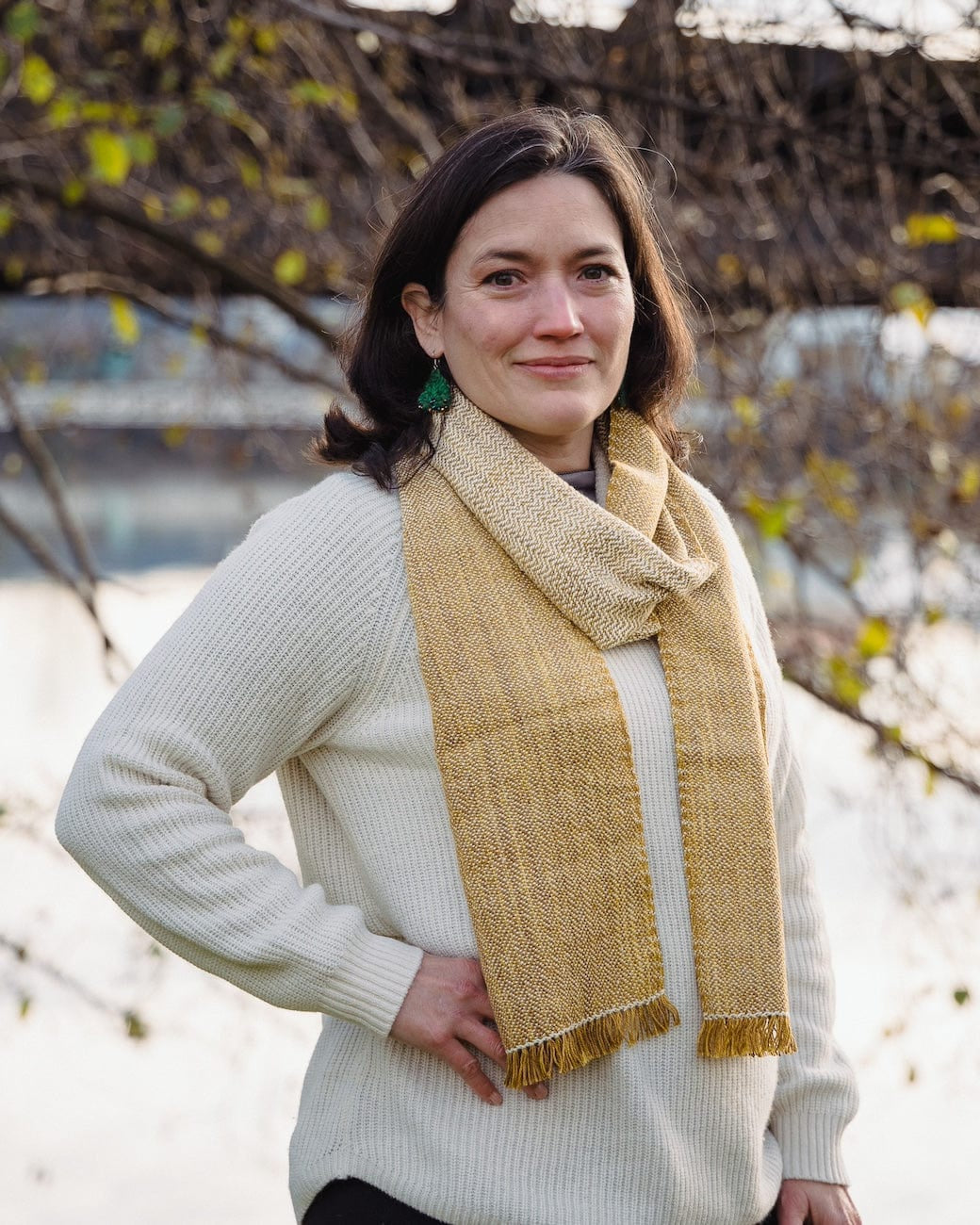 SweetGeorgia Yarns Weaving Patterns Fraser Scarf