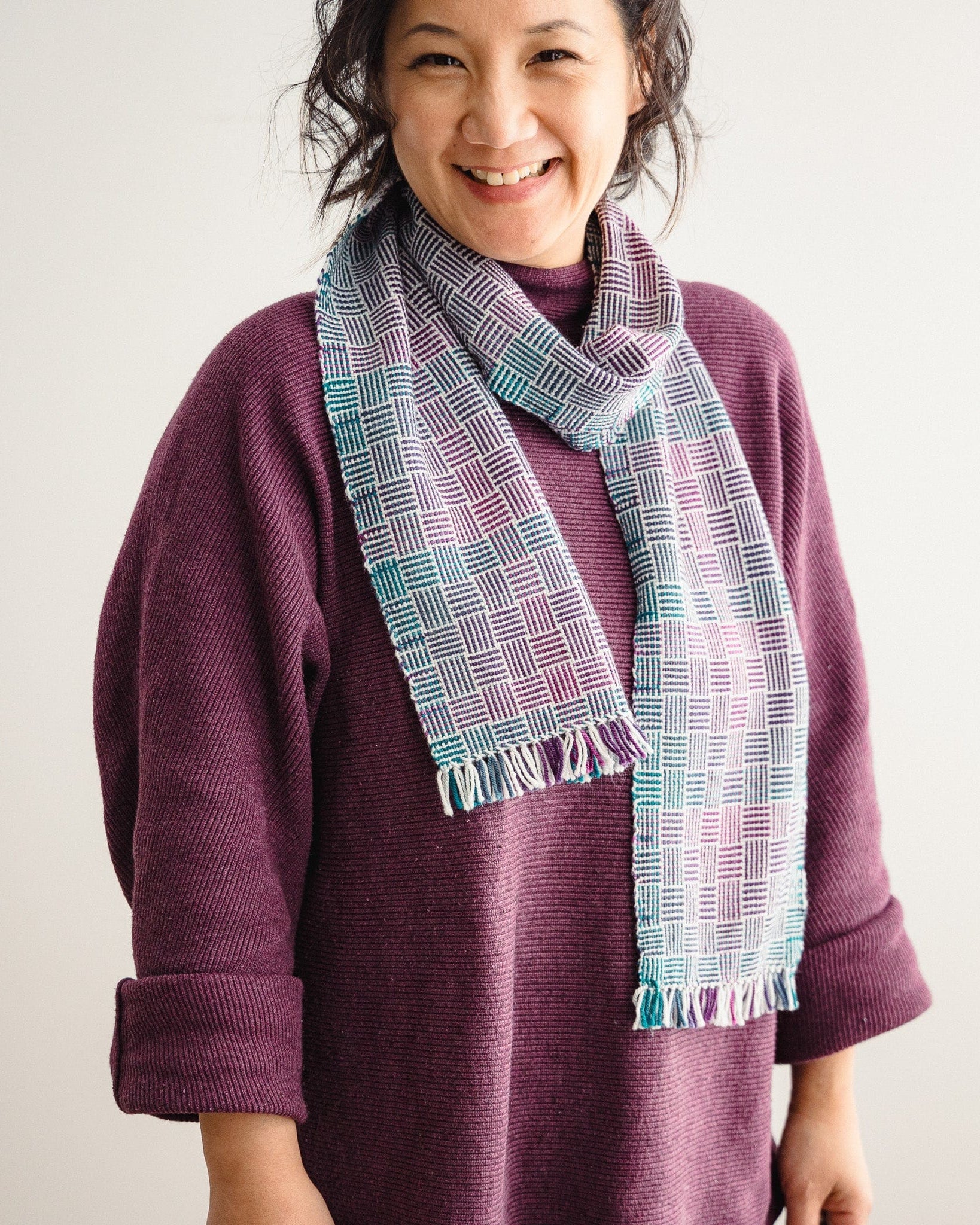 SweetGeorgia Yarns Weaving Patterns Kaleidoscope Scarf