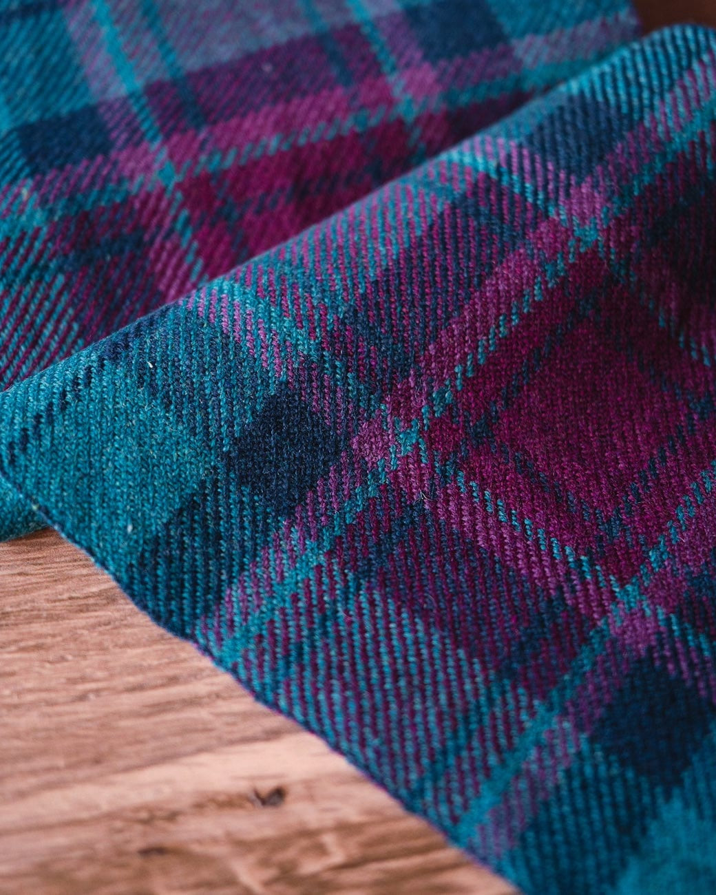 SweetGeorgia Yarns Weaving Patterns Pacific Plaid Scarf